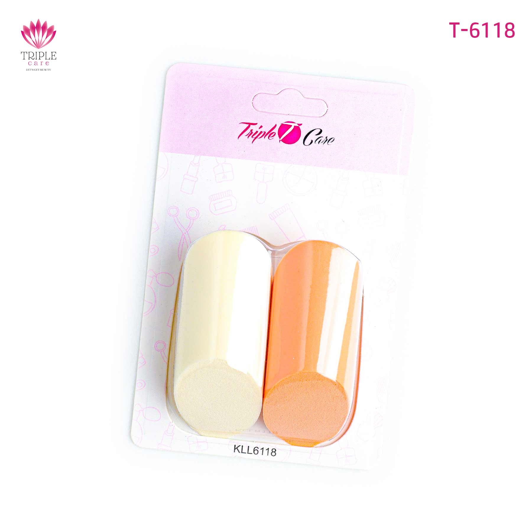 اسفنج مكياج اسطوانة طويل 6118 T-CARE