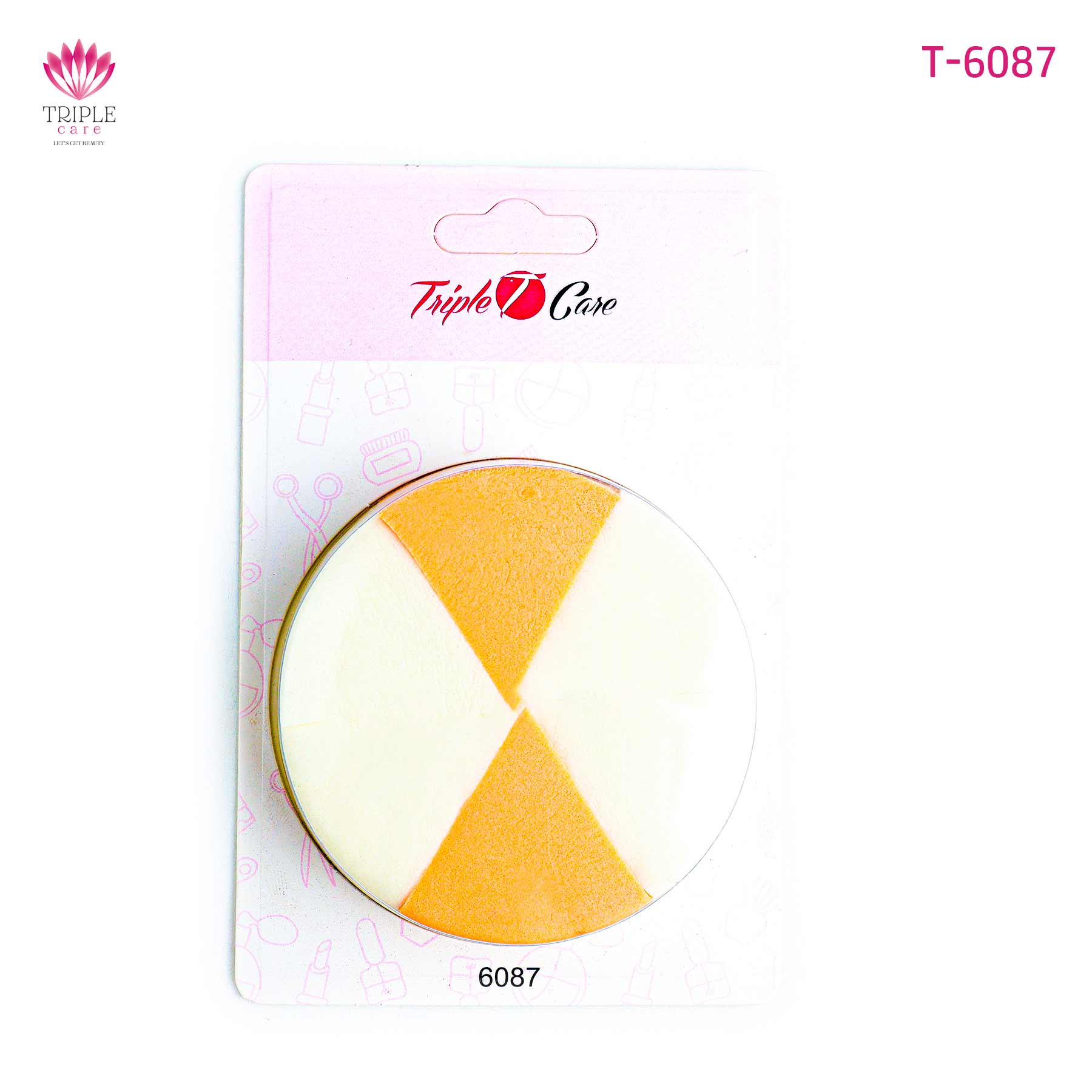 اسفنج مكياج مثلثات 6087 T-CARE