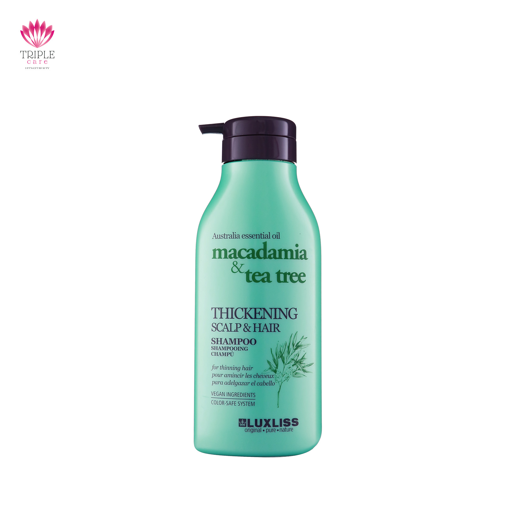 لوكسليس شامبو تقوية مكاداميا LUXLISS SHAMPOO 500ml
