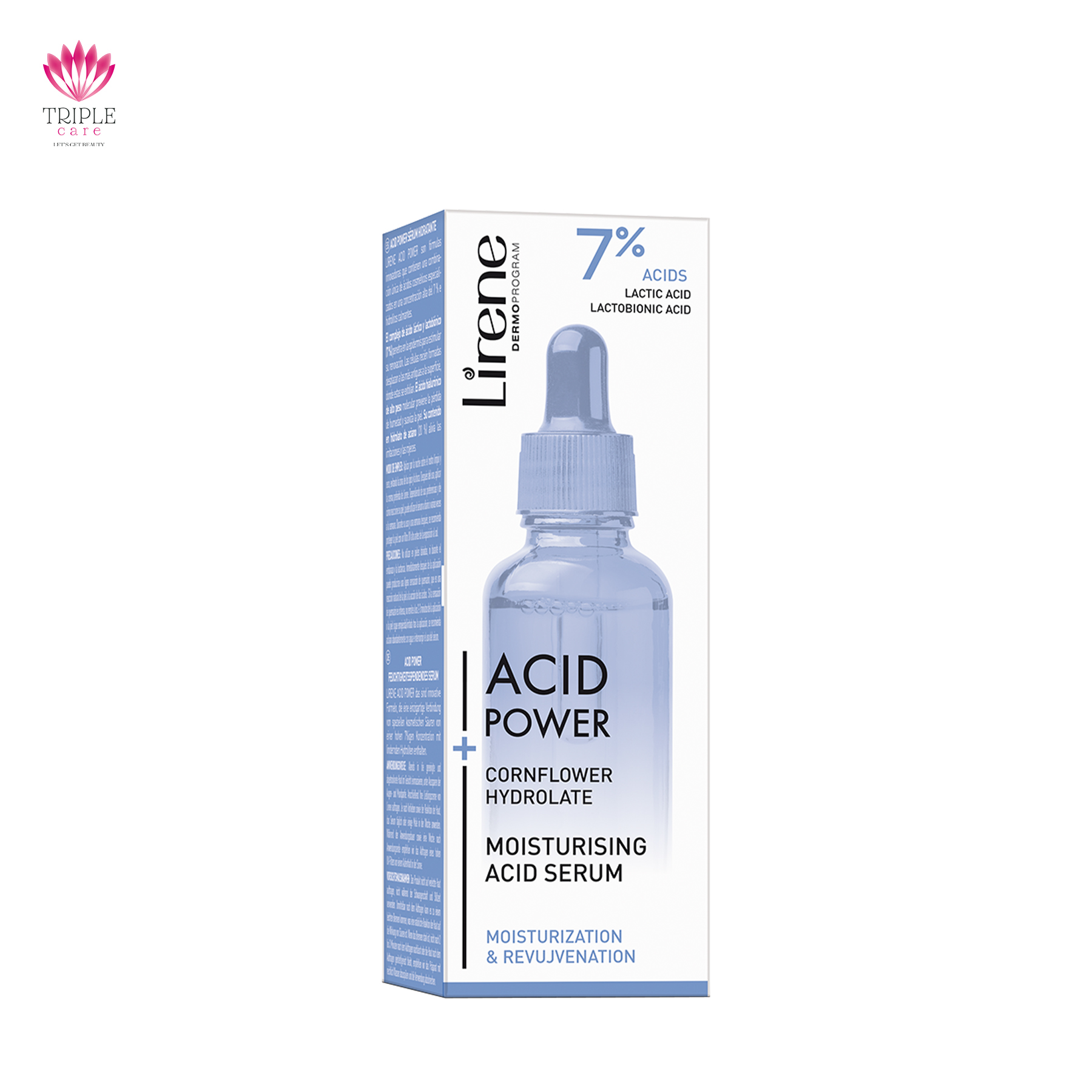 ليرين سيروم ترطيب ازرق كورن فلور  ACID POWER