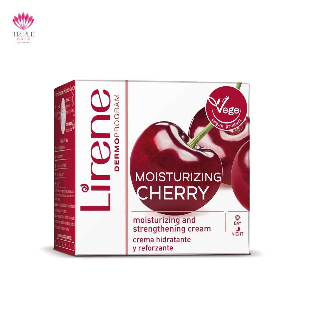 كريم ترطيب الكرز Lirene Cherry &lemon Moisturizin