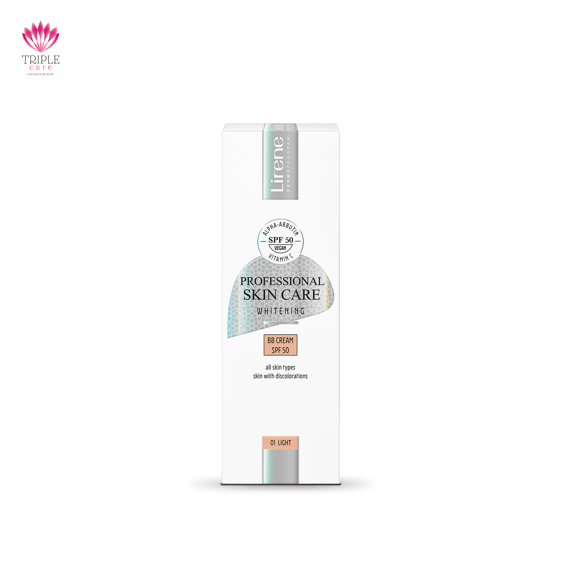 بيبي تفتيح الوجه Lirene Bb Cream  Spf 50 01 Light