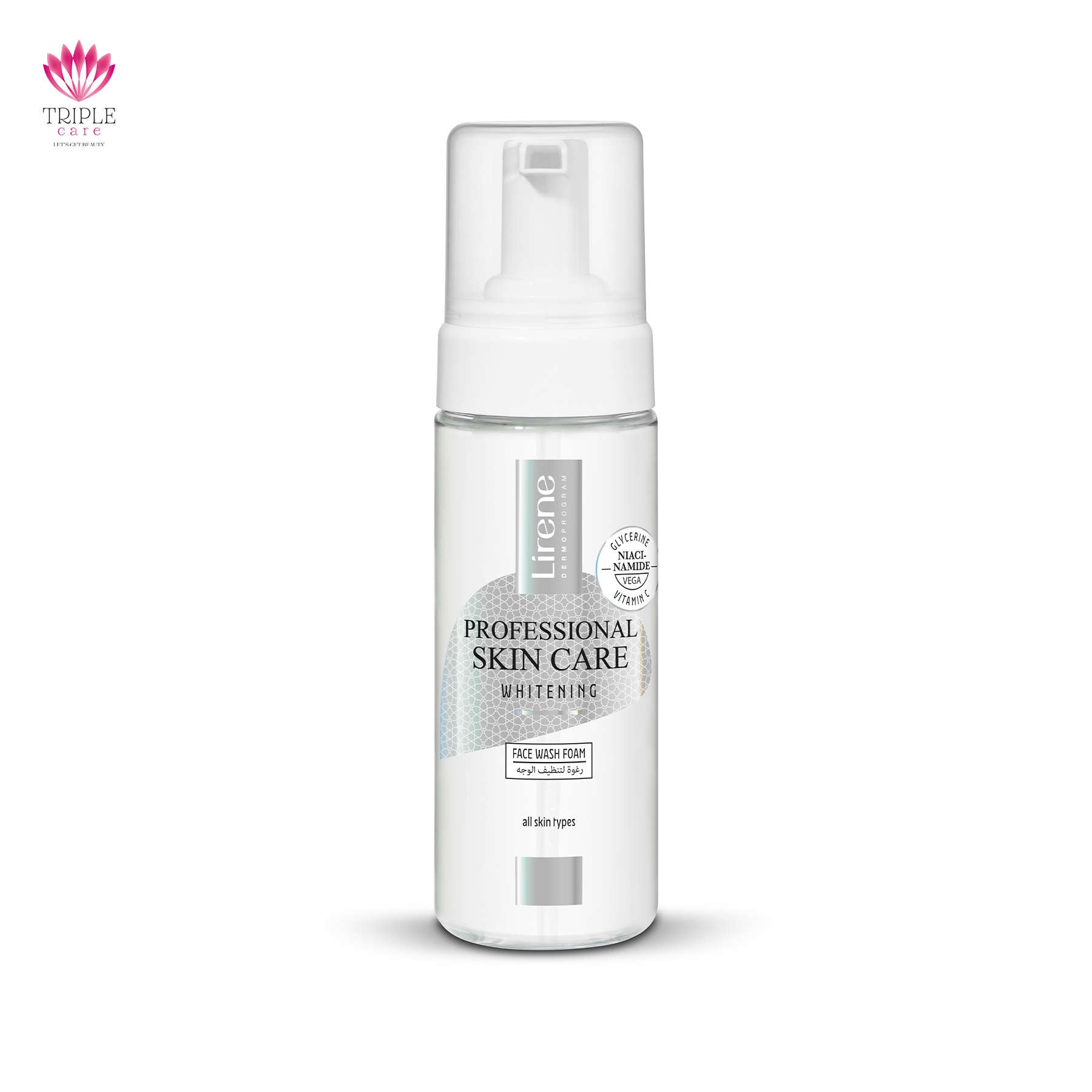 غسول تفتيح الوجه رغوة FACE WASH FOAM WHITENING