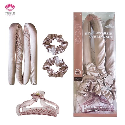 مجموعة تمويج الشعر heatless curlesT4063