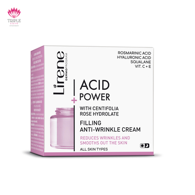 كريم فيلر بخلاصة الورد 50 مل Lirene Acid Power