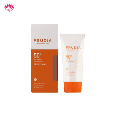 فروديا واقي شمس مع تفتيح وبرايمر FRUDIA SPF50 50g
